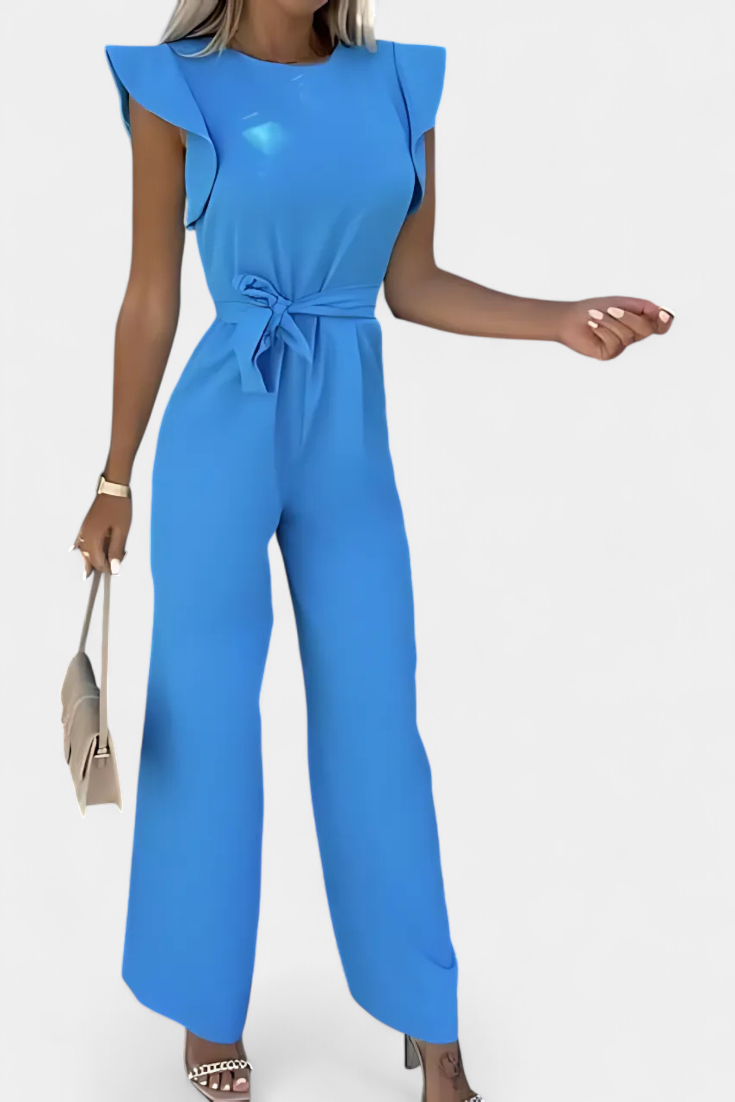 Shalonda Mono Élégant sans Manches avec Nœud