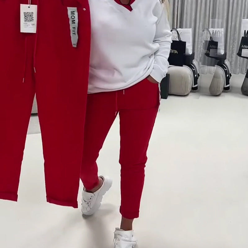 Pantalon Mode Élastique Cordon