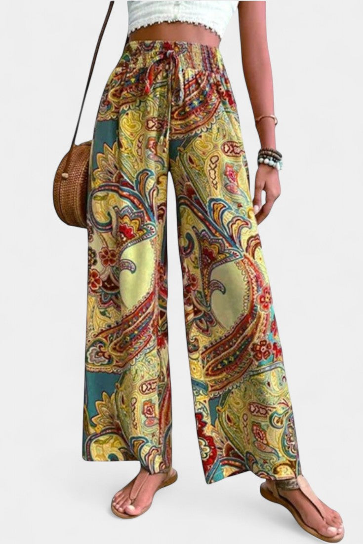 Pantalons d'été à jambes larges Vitoria