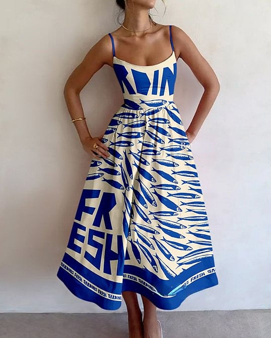 Hadleigh | Robe Midi Marché Côtier