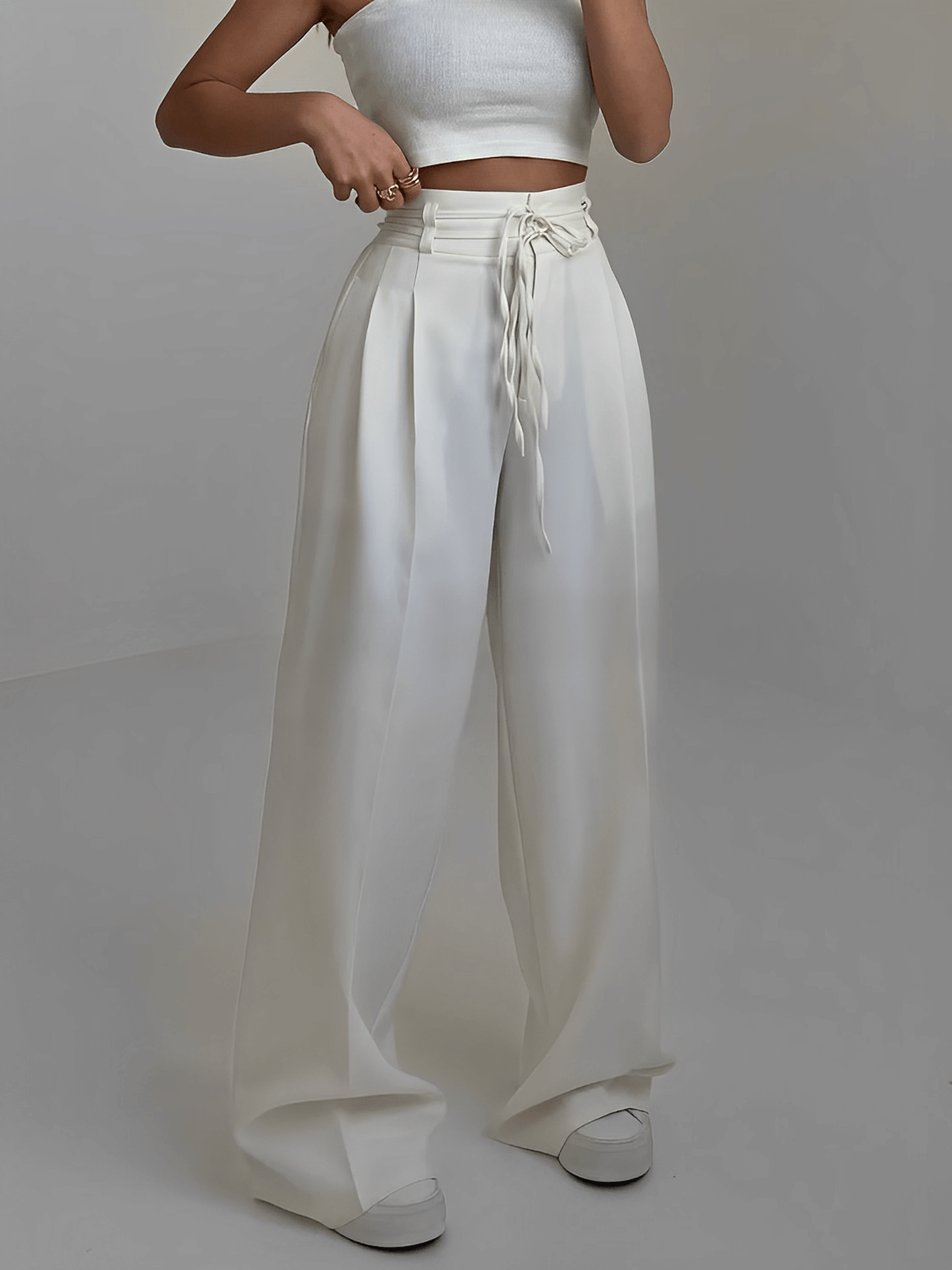 Pantalon Tailleur Taille Haute Modèle Rehausse Fessier – Paulina