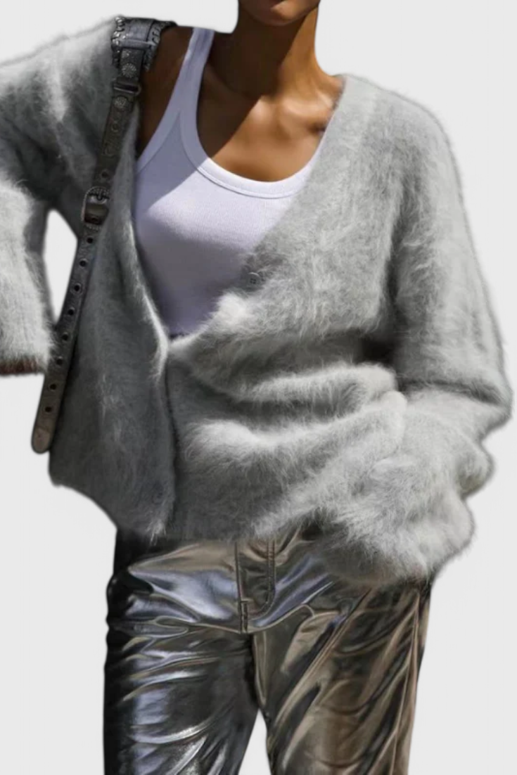 Daniela | Cardigan en Mélange de Cachemire Doux