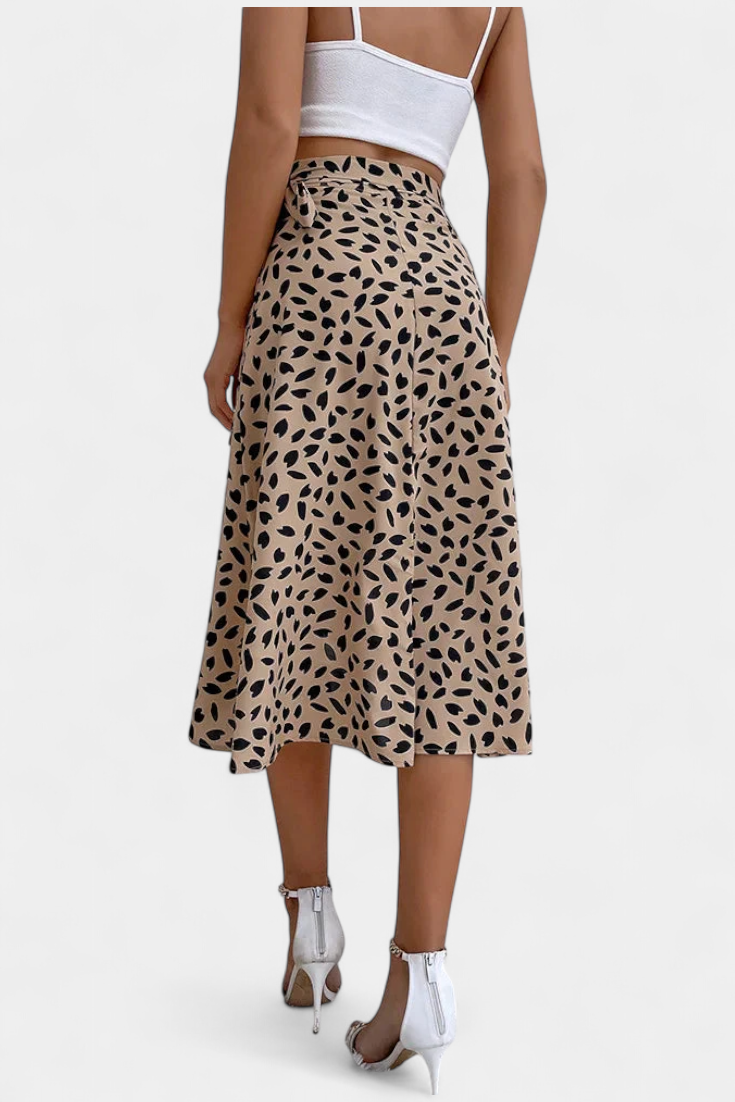 Jupe Enveloppante Boho Camila avec Imprimé Asymétrique