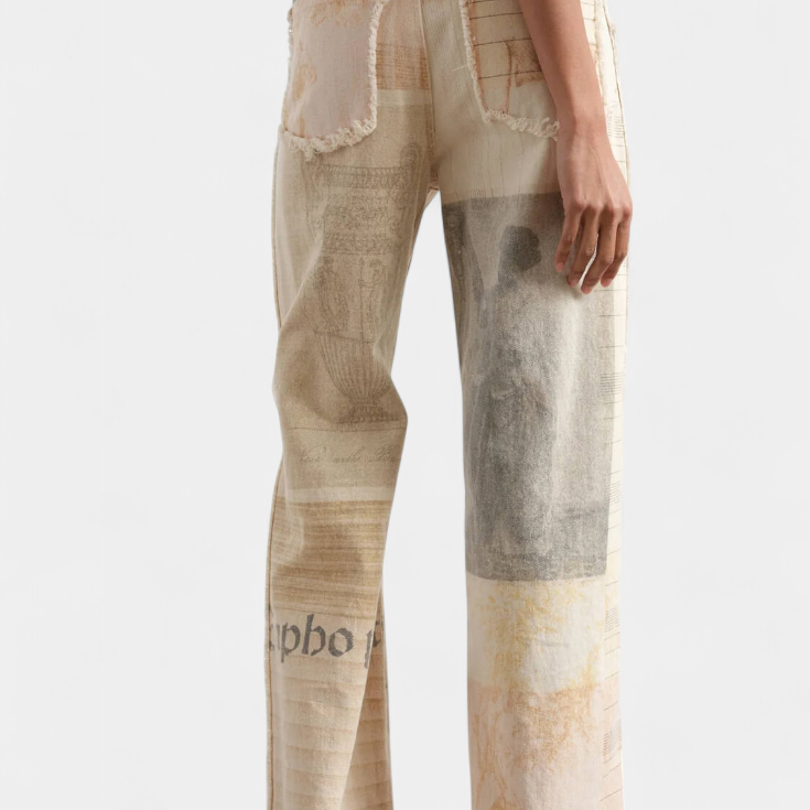 Jeans Paula à Jambes Élargies