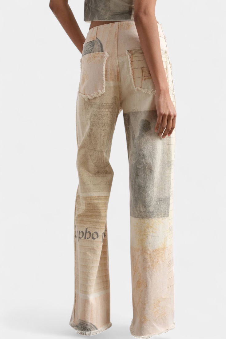 Jeans Paula à Jambes Élargies