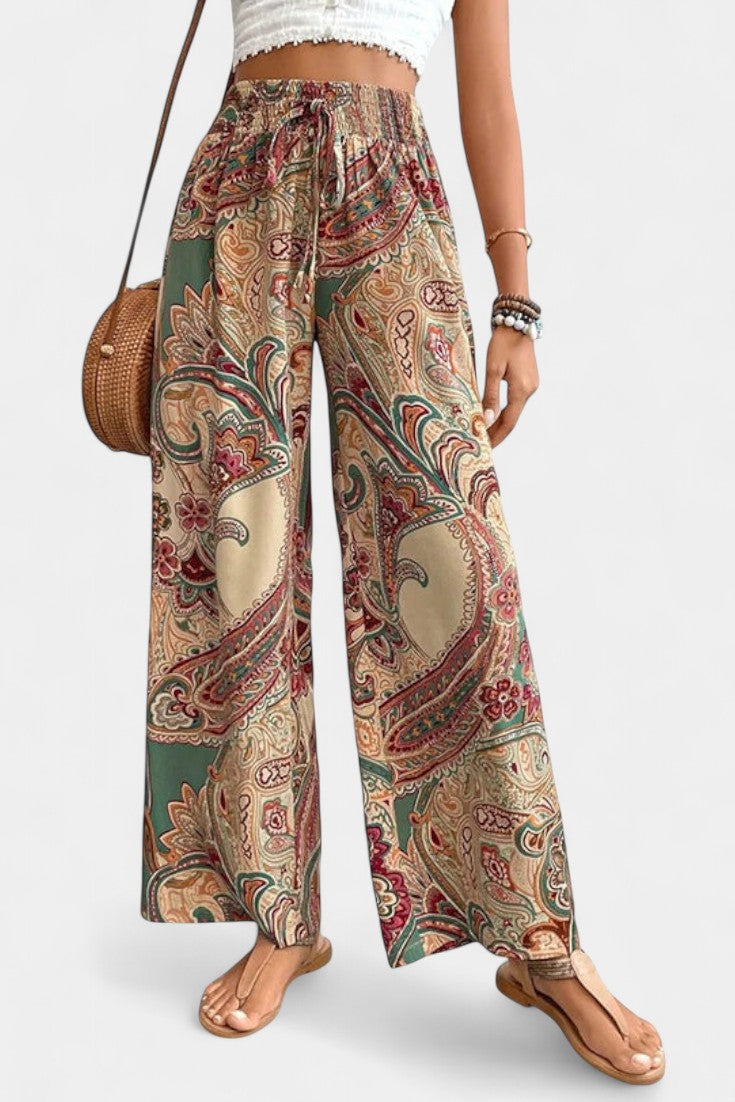 Pantalons d'été à jambes larges Vitoria