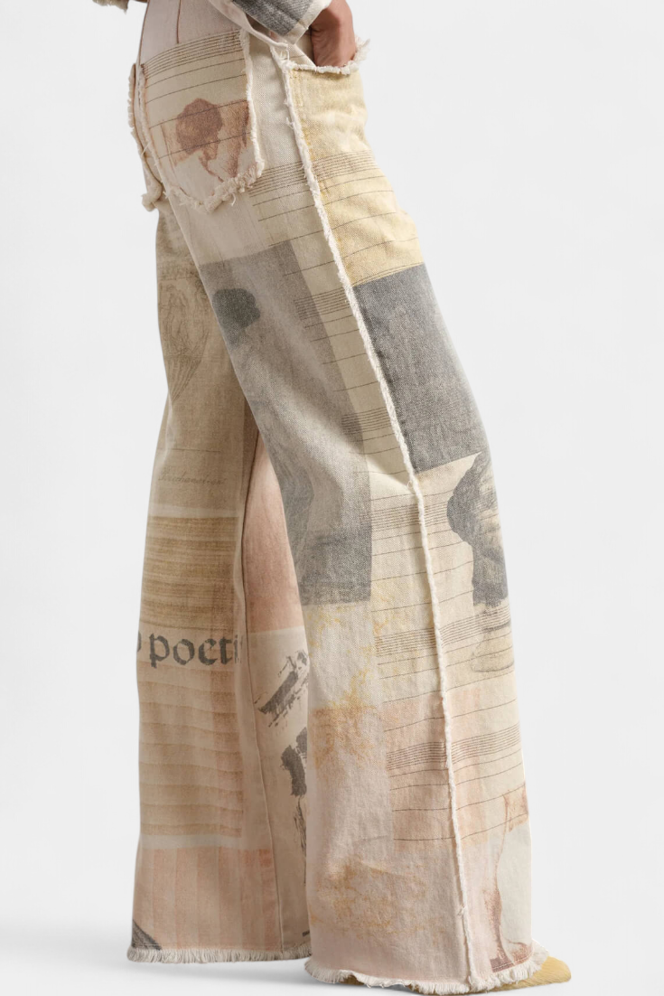 Jeans Paula à Jambes Élargies