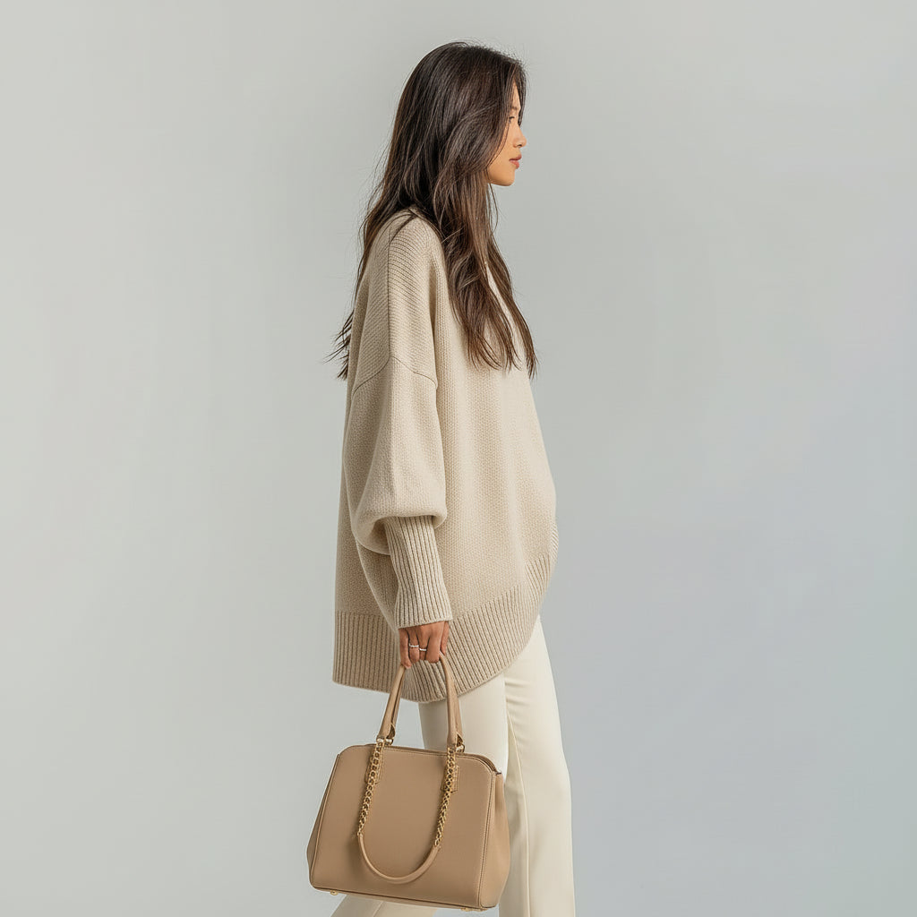 Hanna | Pull à col rond doux