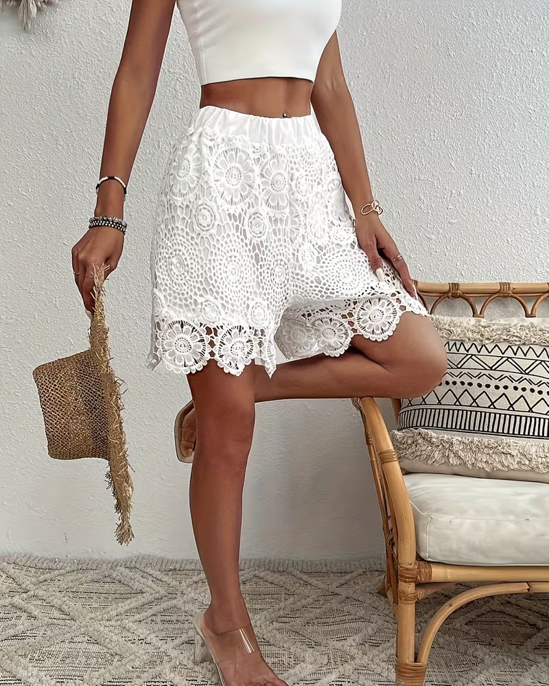Shorts Mode Crochet Uni