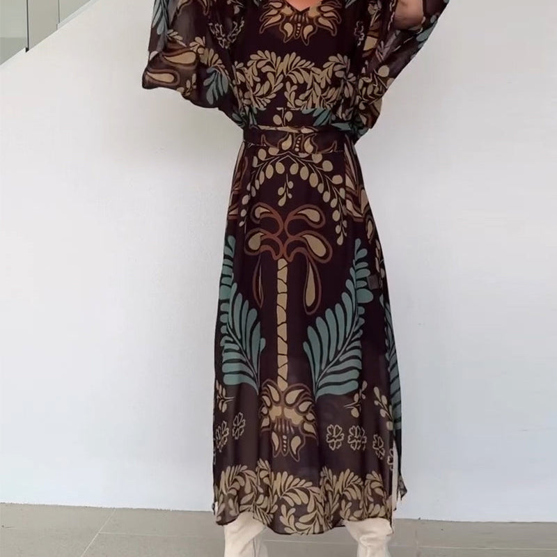 Robe Maxi en Mélange de Coton™ — Sortez en Vous Sentant Parfaitement Libre et Éblouissante