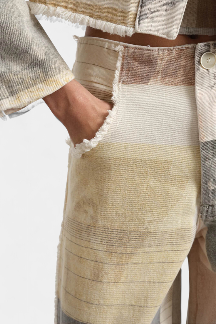 Jeans Paula à Jambes Élargies