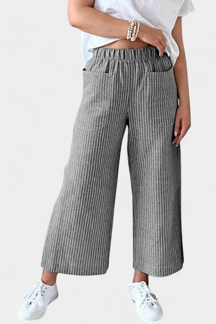 Pantalons Lumiere Légers à Coupe Détendue