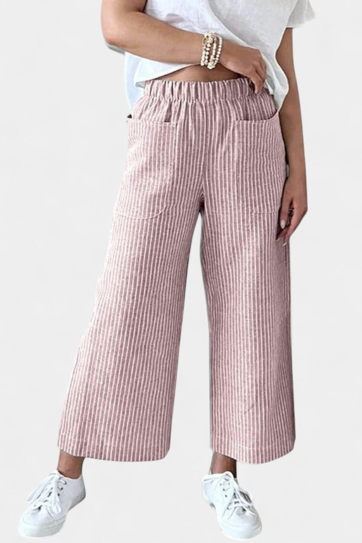 Pantalons Lumiere Légers à Coupe Détendue