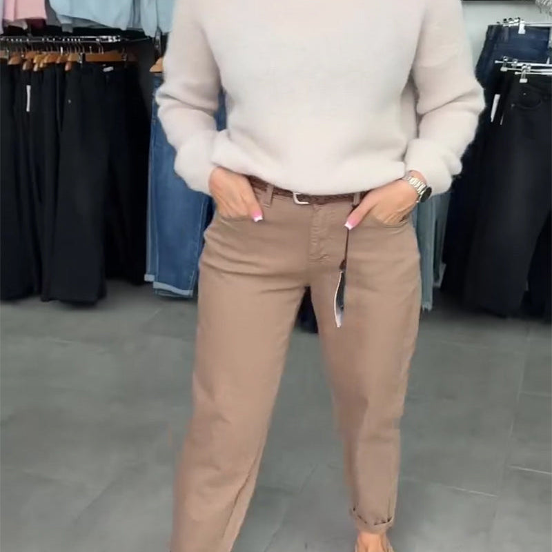 Pantalon Mode Cargo Décontracté