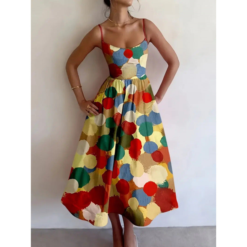 Averleigha | Robe Midi Joyeusement Peinte