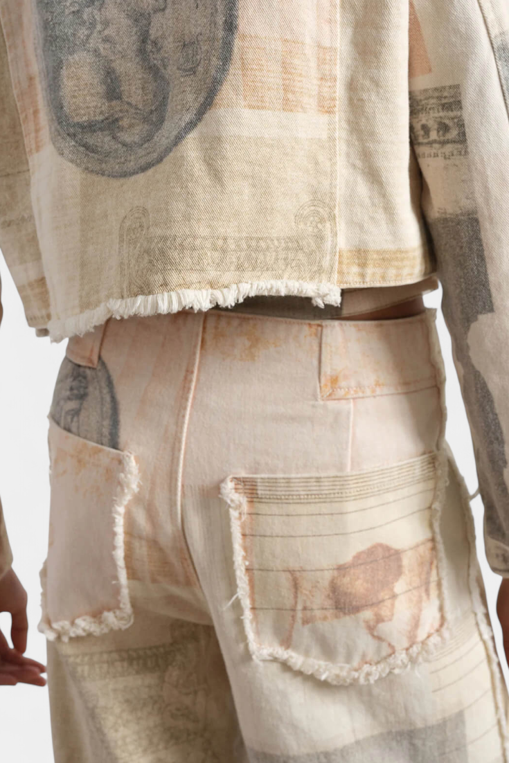 Jeans Paula à Jambes Élargies