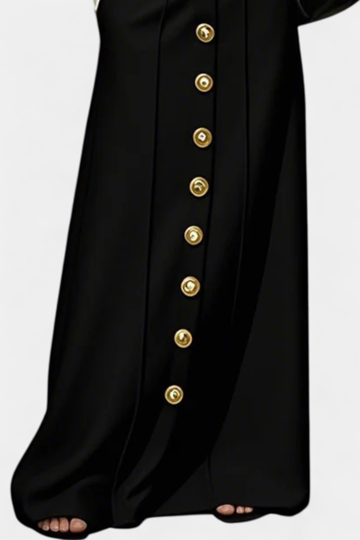 Jupe Ada à Boutons Ample avec Poches et Style Urbain