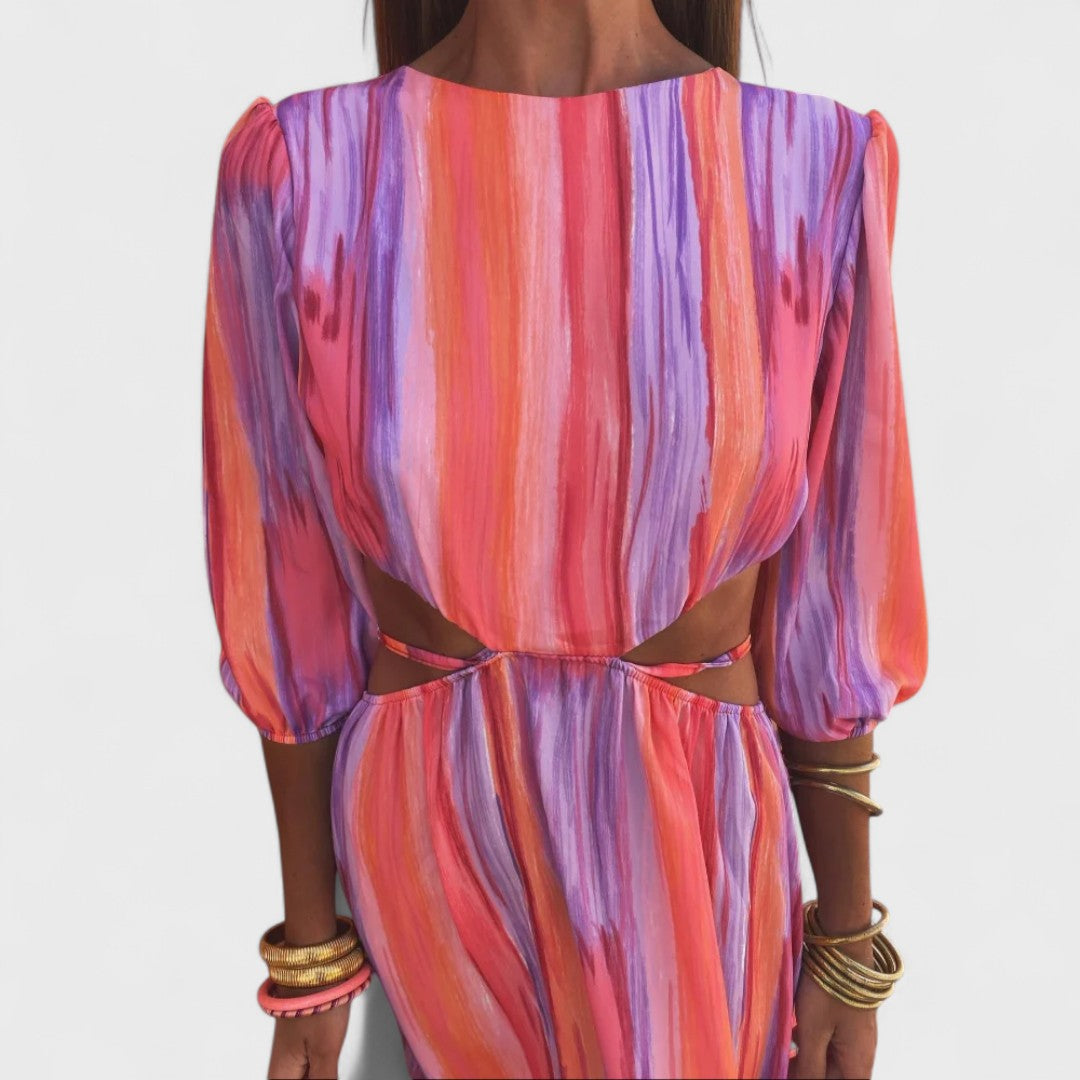 Paloma - Tissu élégant avec découpes