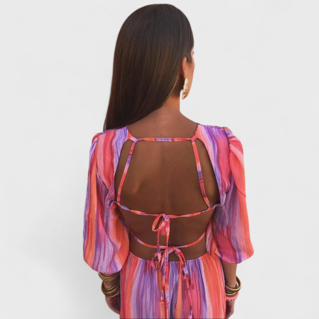 Paloma - Tissu élégant avec découpes