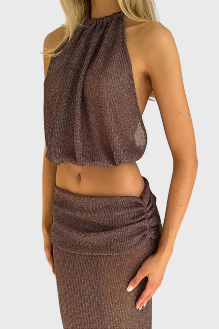 Ensemble Zhenya Halter Deux Pièces