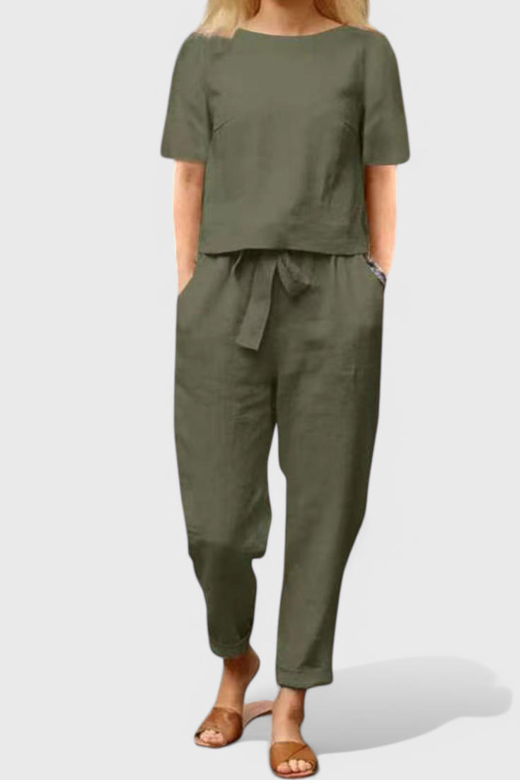 Yvette Ensemble d'Été Vintage