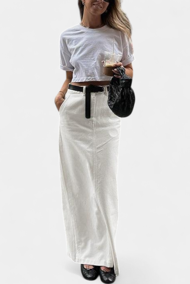 Jupe Maxi Yenifer avec Fente Parisienne