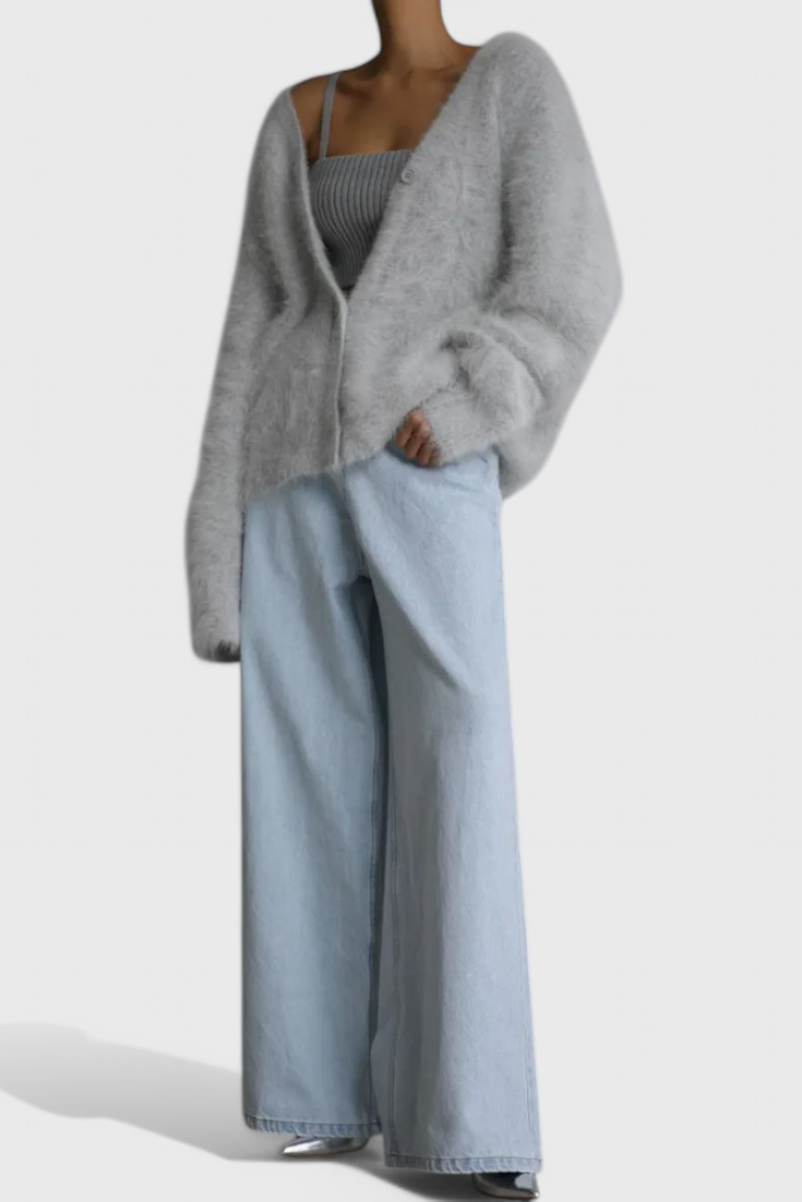 Daniela | Cardigan en Mélange de Cachemire Doux