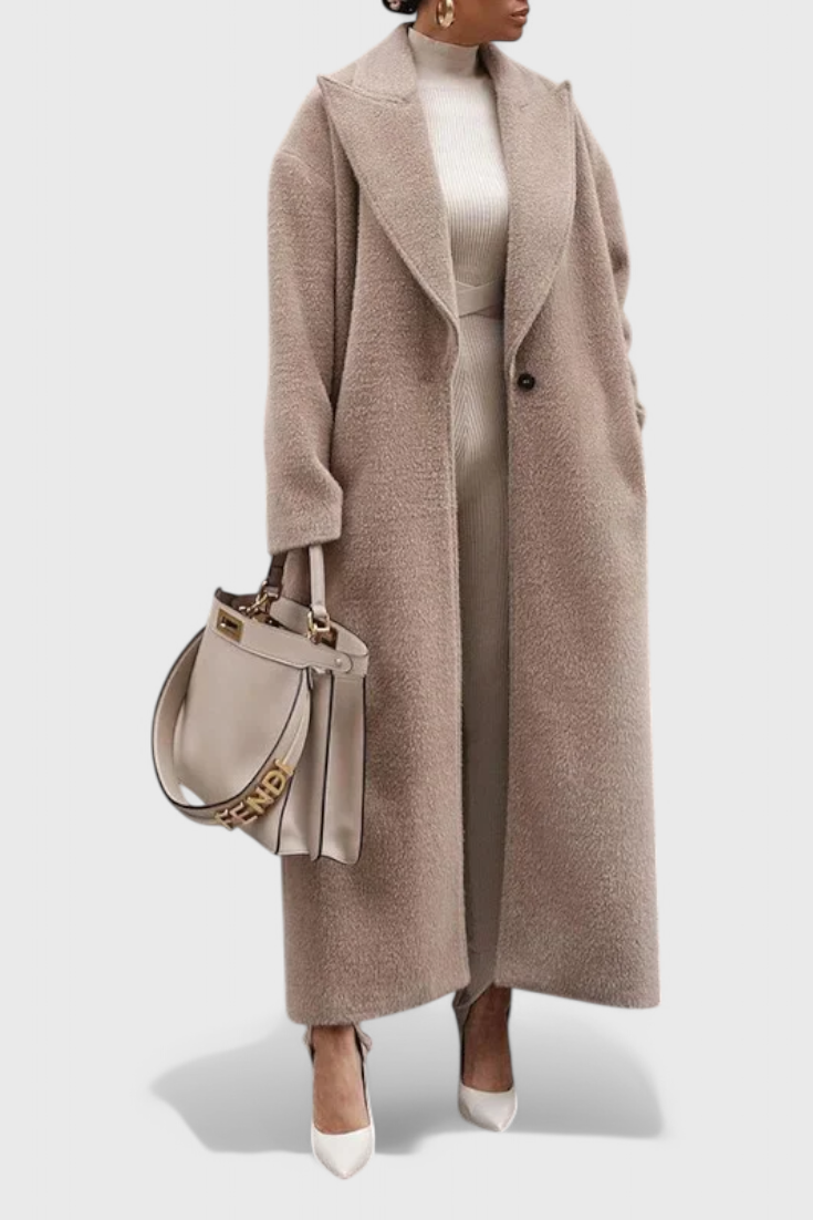 Chloé | Manteau Structuré Élégant Long