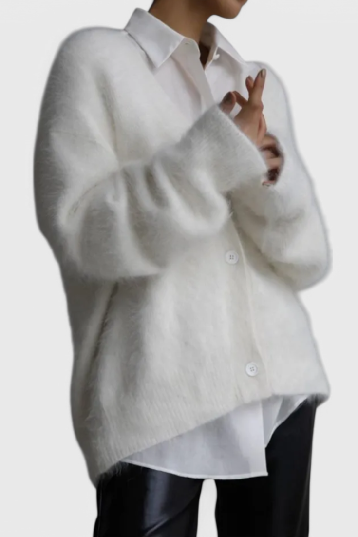 Daniela | Cardigan en Mélange de Cachemire Doux