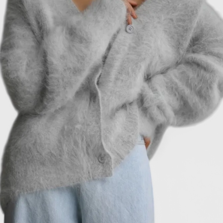 Daniela | Cardigan en Mélange de Cachemire Doux