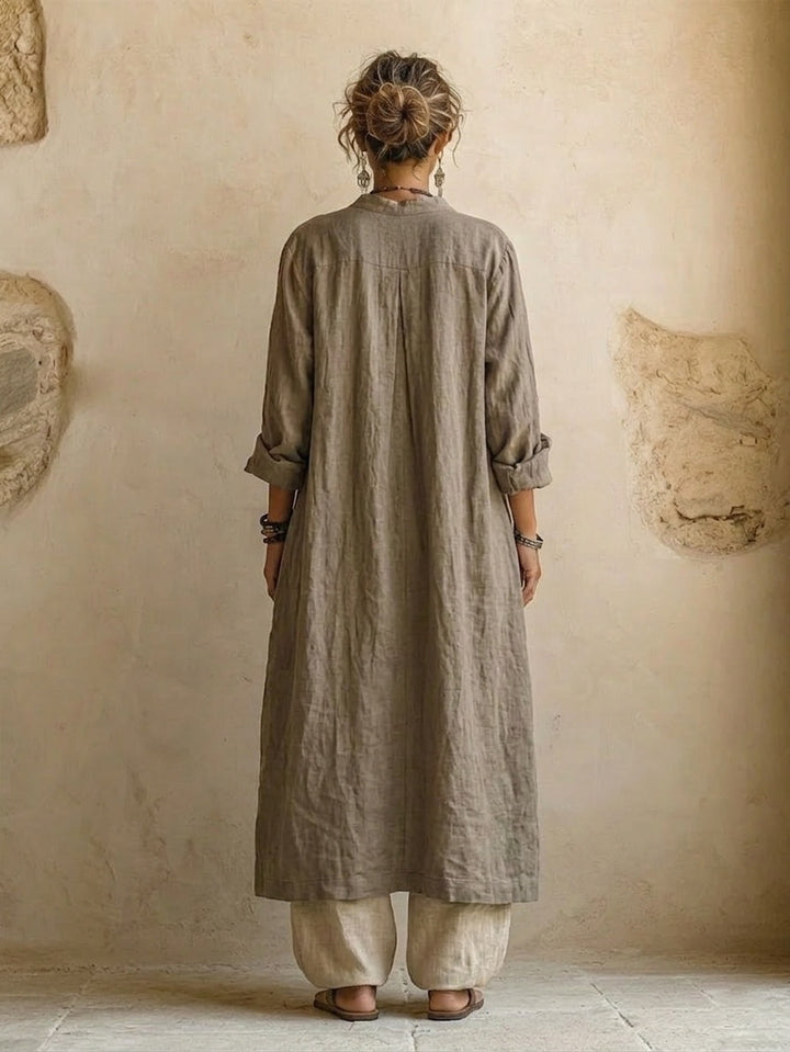 Ensemble Naturel 3 Pièces™ - Mélange de Coton et Lin Premium