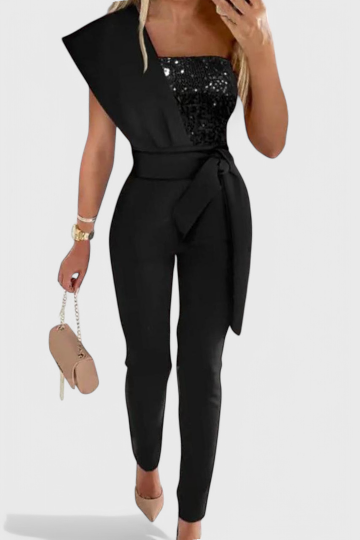 Mono Layla en Sequins à Une Épaule