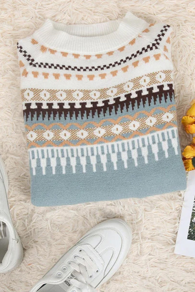 Gemma | Pull à Col Ronde Texturé