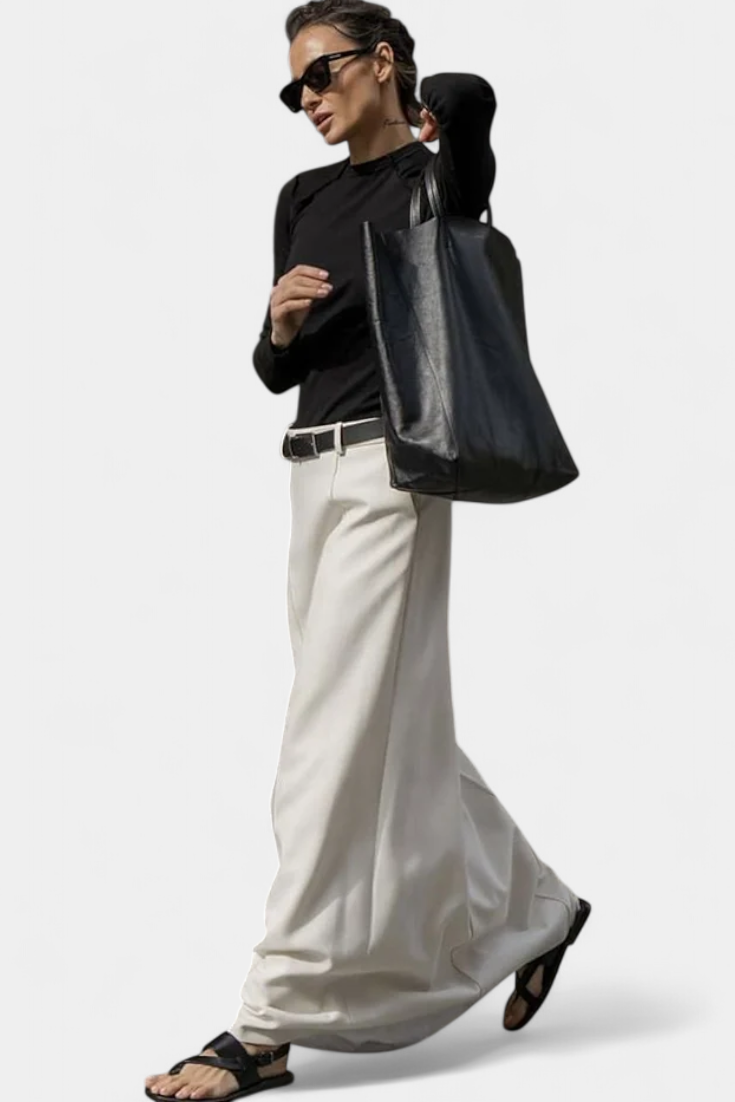 Jupe Ada H-Line Unie avec Style Urbain Moderne