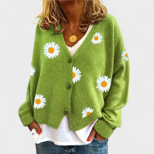 Teresa | Cardigan avec broderie florale