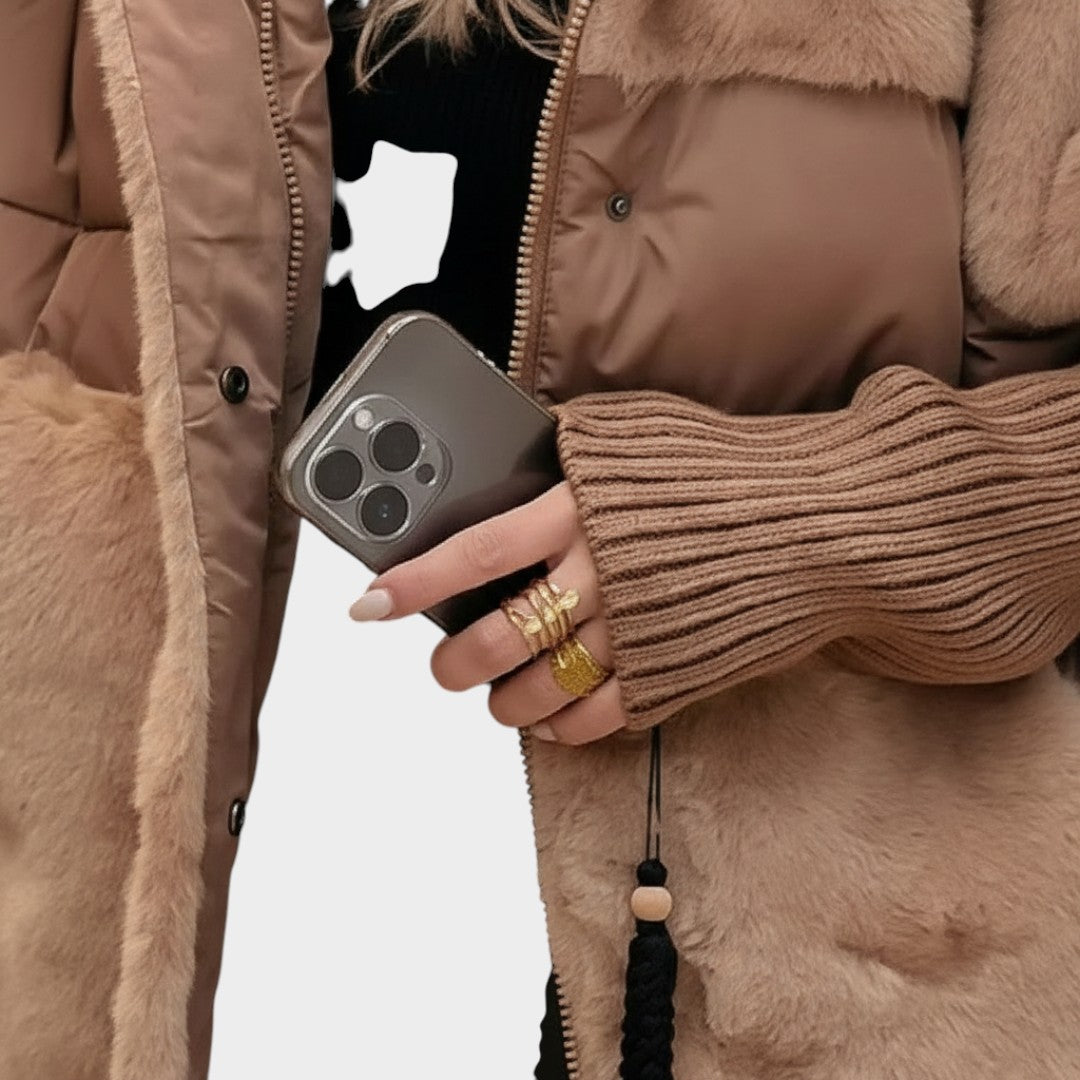 Daisy™ | Manteau d'Hiver Patchwork