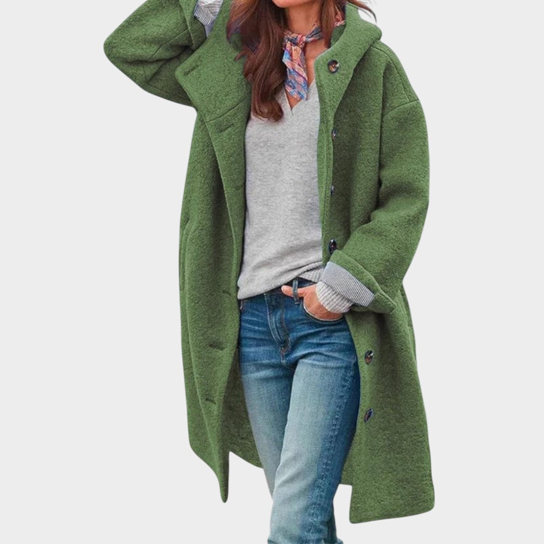 Penélope™ | Manteau d'Hiver Élégant avec Capuche