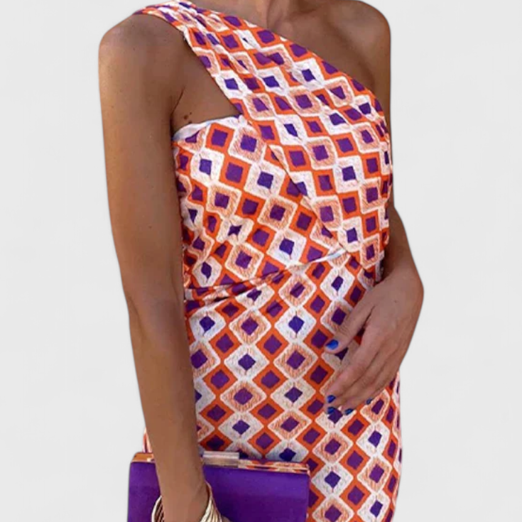 Robe Maxi de Nuit Julissa avec Épaules Inclinées