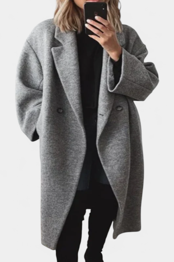 Lora | Manteau Classique Felisha avec Coupe Raffinée et Style Intemporel