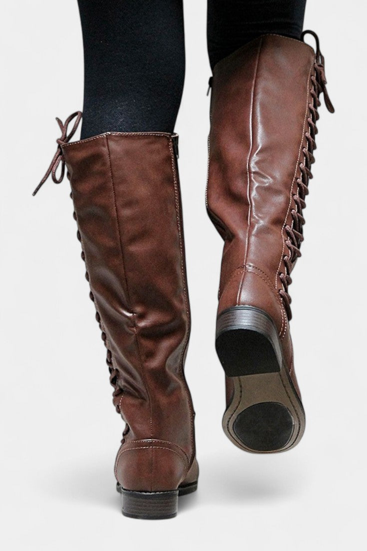 Bottes Hautes Minvera avec Semelle Rembourrée