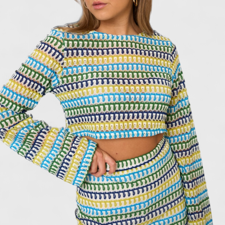 Ensemble Islene Boho en Crochet Léger