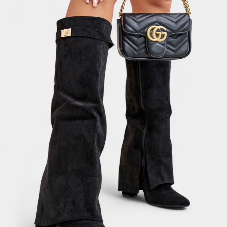 Botas Raya jusqu'au Genou avec Talon Bloc